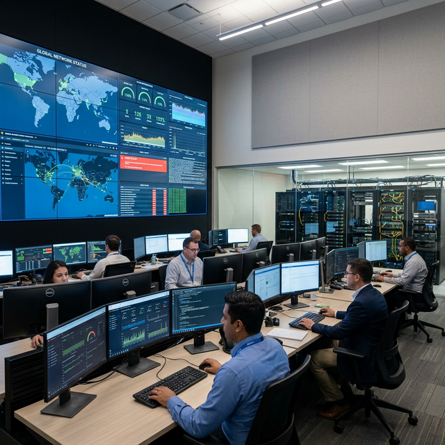 Realistic Enterprise Network Operations Center